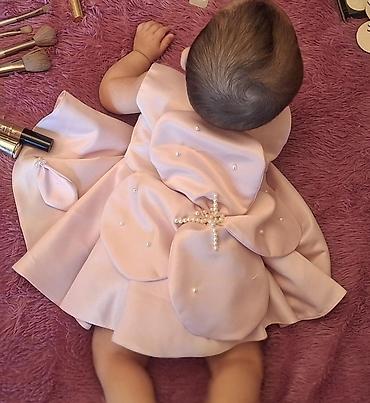 strap: Ana və qız üçün uyğun dəst – açıq çəhrayı atlasdan hazırlanmış xüsusi — 2