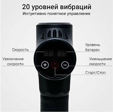 Массажеры и массажные аксессуары: Массажер Перкуссионный пистолет, Все тело, Новый — 7