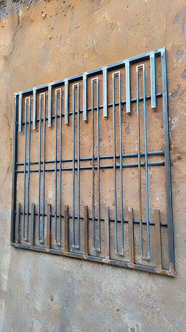 Barmaqlıqlar: Dəmir döymə pəncərə barmaqlıqları – dekorativ və təhlükəsiz həll - — 41