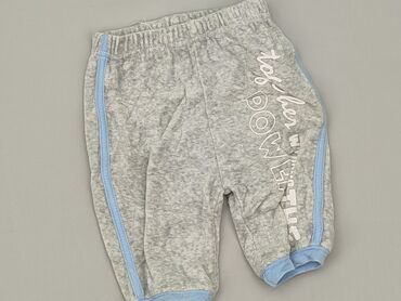 rozowy sweterek dla chłopca na szydełku: Sweatpants, Ergee, 0-3 months, condition - Good