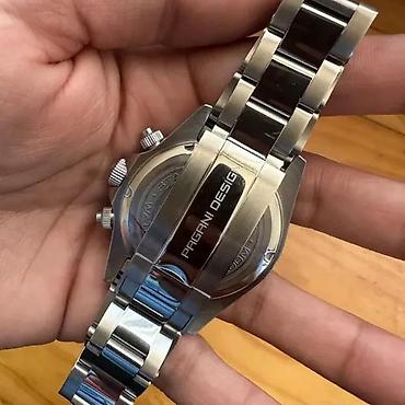Ručni satovi: PAGANI DESIGN PD-1644 Sport - 40mm -White/Beli-Rolex Daytona Potpuno — 5