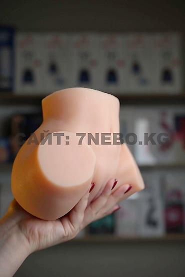 Товары для взрослых: Реалистичный мастурбатор с натуральным рельефом и двумя узкими — 3