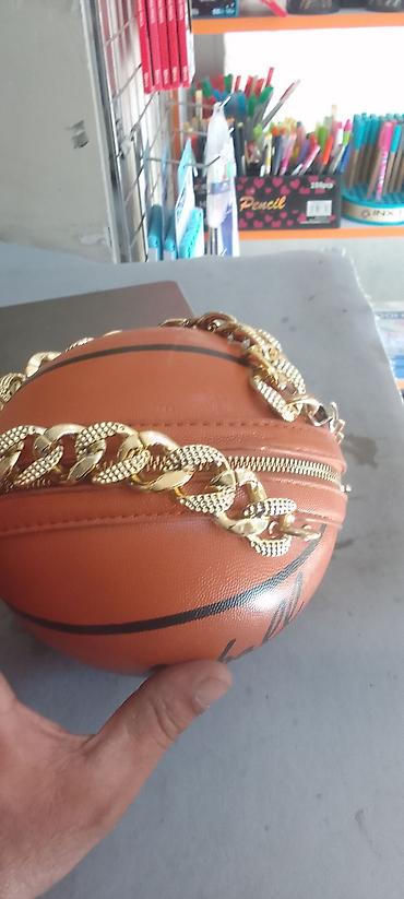 bts canta: Basketbol topu formasında çanta - Dizayn: Narıncı rəngli, basketbol — 3