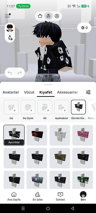 pant: Roblox avatar üçün tam hazır geyim dəsti Təsvir: - Platforma: Roblox — 3