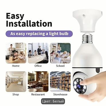 mini qacis aparati: Ağıllı 360° panoramik lampa kamera. E27 tipli patrona uyğun quruluşu — 6