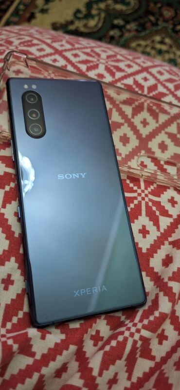xperia z3: Sony Xperia 5, Б/у, 64 ГБ, цвет - Синий, 1 SIM, eSIM