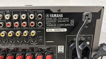 Другая аудиотехника: Продаю домашний кинотеатр в сборе: б/у AV ресивер Yamaha HTR 6080 7.1;