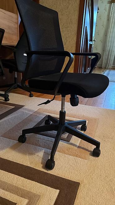 Ofis mebeli: Yeni, Təkərli, Qolları tənzimlənmir, Parça — 6