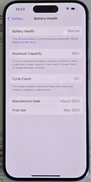 Apple iPhone: IPhone 15 Pro, 256 GB, Natural Titanium, Face ID — 7