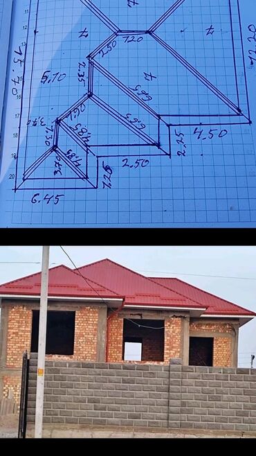 строительство домов: Кровельные работы под ключ Крыша жабабыз бардык турун. -