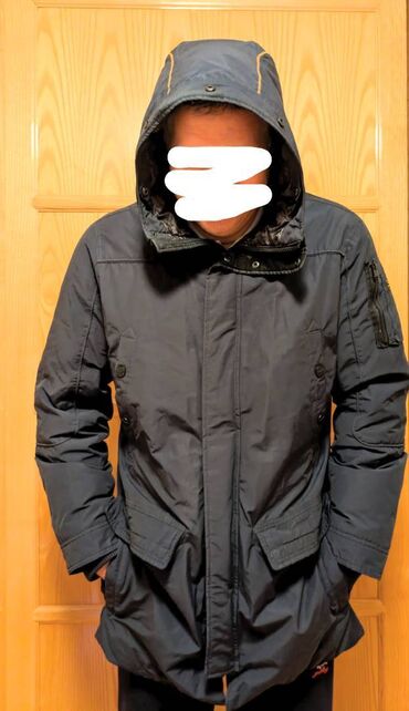 zimska jakna sa prirodnim krznom: Jakna 2XL (EU 44), bоја - Tamnoplava
