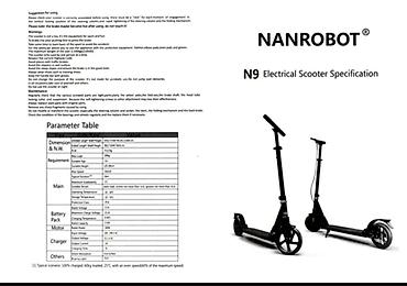scooter samokatlar: Elektrikli Skuter Nanrobot N9-3 🔹️Yeni 🆕️ 🔹️Model: Nanrobot N9-3 🛴 — 4