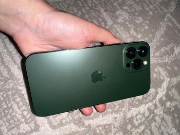 Apple iPhone: IPhone 13 Pro, Б/у, 128 ГБ, Alpine Green, Чехол, Коробка, 86 %