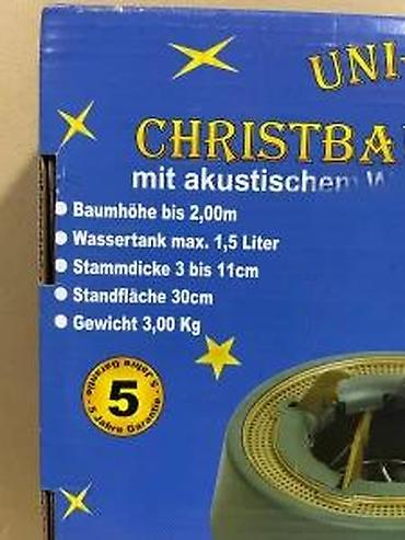 Praznična dekoracija: Stalak za jelku UNI-MAX “Garant” sa akustičnim upozorenjem nivoa vode — 4