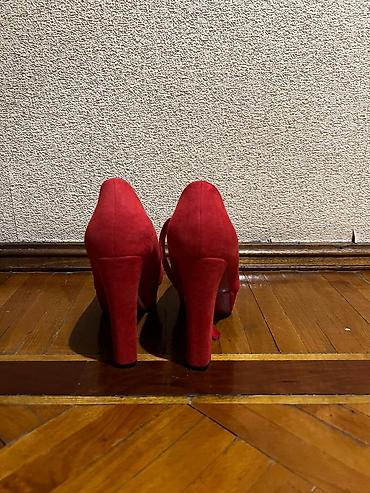 sandal: Ölçü: 38, rəng - Qırmızı, Yeni — 2