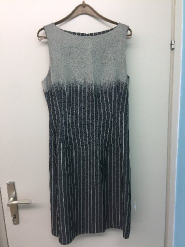 haljina viskoza naradzastozuta: L (EU 40), bоја - Siva, Drugi stil, Kratkih rukava