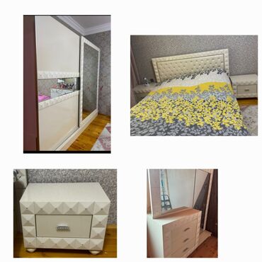 Yataq otağı dəstləri: 2 təknəfərlik çarpayı, Dolab, Termo, Tumba, Türkiyə, İşlənmiş