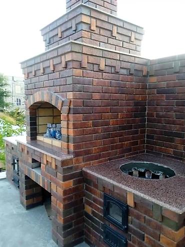 construction: Кладка печей и уличных кухонь из кирпича и мангал помпейская печь — 3