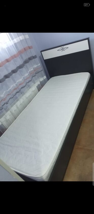 Детские и подростковые гарнитуры: Для девочки и мальчика, Кровать, Без подьемного механизма, С матрасом, Без выдвижных ящиков