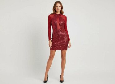 shein sukienki czerwone: Shein, Women`s dress, size XS