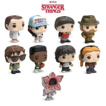 чип для животных: Kinder Joy x Stranger Things (Funko) - Лимитированная серия Kinder