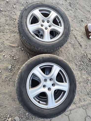 Шиналар жана дисктер: Дөңгөлөктөр монтажда 205 / 60 / R 16, Колдонулган, Комплект, Жеңил унаалар, тешиктери - 5 — 1