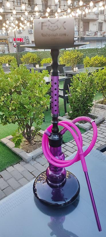 caşqa qəlyan: Original Fakeh Bənövşəyi rəng palitrasında şık dizayna malik tam dəst — 4