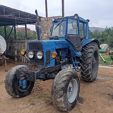 89 tekeri: Traktor MTZ-80/82 (Belarus) – mavi kabinli, dörd təkərli, universal — 1