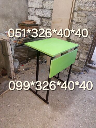 Uşaq masaları: Oğlan və qız üçün, Yeni, Siyirməsiz, Yazı masası — 21