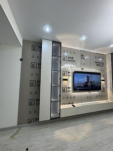 блиярд стол: Гарнитур для зала на заказ, TV зона, Дизайн, проект — 4