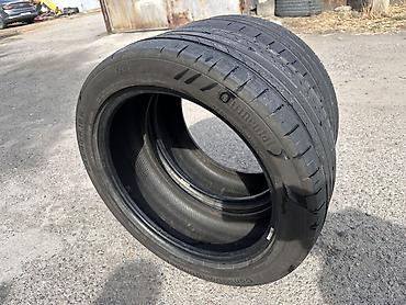 Шины и диски: Шины CONTINENTAL R245/45/19 2шт, цена 7000 сом за пару. Шины NEXEN — 2