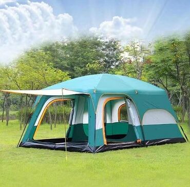 палатки для отдыха: Отправляйтесь в приключение вместе с нашей двухкомнатной палаткой