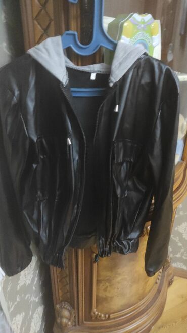 Dəstlər, kostyumlar: Qadın geyim dəsti – 4 məhsul 1) Cins ətək - Tünd mavi denim - Ön — 10