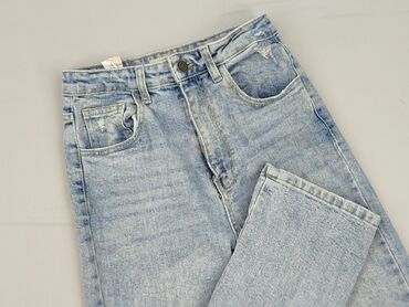 jeansy plus size wysoki stan: Jeansy damskie, rozmiar S