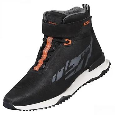 bata usce: LS2 Urban moto patike – crne sa narandžastim detaljima - — 2