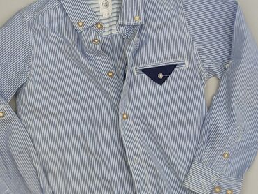 Shirt 7 years, condition - Perfect, pattern - Striped, color - Light blue