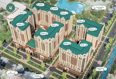 Продажа квартир: 2 комнаты, 100 м², Элитка, 5 этаж, ПСО (под самоотделку)