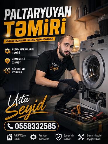 Paltaryuyan təmiri xidməti - Bütün markaların və modellərin peşəkar lalafo.az -da Paltaryuyan təmiri xidməti - Bütün markaların və modellərin peşəkar