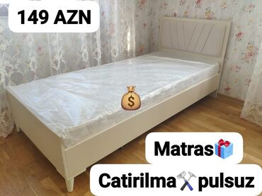 Divan və masa dəstləri: Yeni, Təknəfərlik çarpayı, Matras ilə
