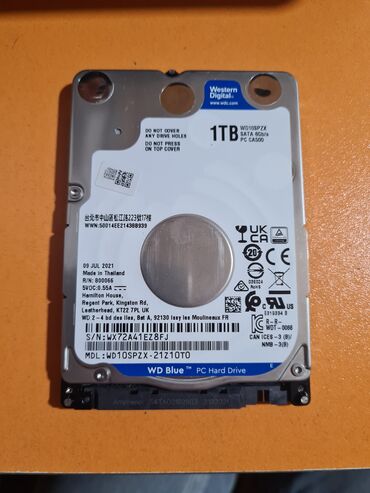 Sərt disklər (HDD): Daxili Sərt disk (HDD) 1 TB, 15000 RPM, 1.8", Yeni