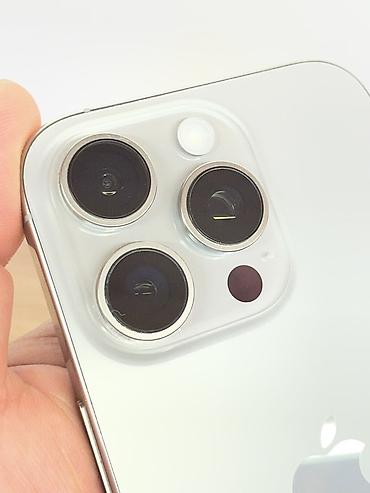 iphon 14: IPhone 16 Pro, Б/у, 256 ГБ, Серебристый, Чехол, Коробка, 90 % — 5