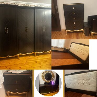 мебель для спальни бу: Двуспальная кровать, Б/у at lalafo.az мебель для спальни бу: Двуспальная кровать, Б/у