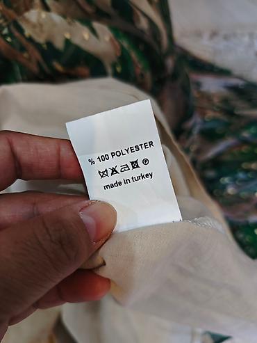 Женская одежда: Повседневное платье, Турция, Осень-весна, Длинная модель, Шифон, L — 9