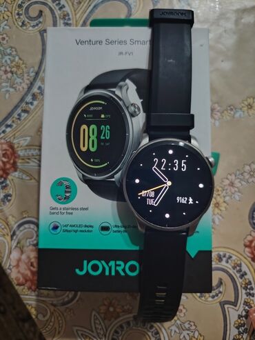 ekran şekilleri: Smart saat, Joyroom, Sensor ekran, rəng - Qara