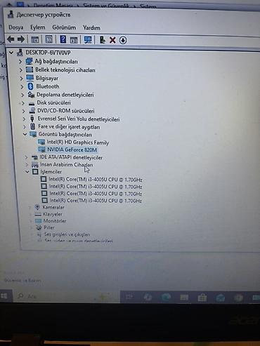 Ноутбуки и аксессуары: Acer noutbuk – 15.6" ekran, inteqrasiya olunmuş veb‑kamera və — 7