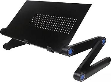 Druga oprema za računare i laptopove: Podesivi aluminijumski stalak/stočić za laptop - Višenamenski dizajn — 2