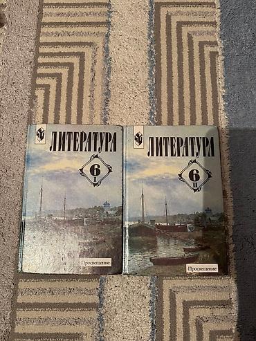 Китептер: Учебники «Литература», 6 класс, в двух частях (I и II). - — 1