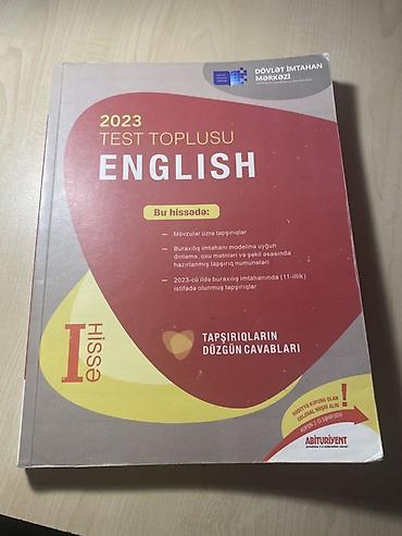 Testlər: İngilis dili Testlər 11-ci sinif, DİM, 1-ci hissə, 2023 il — 1