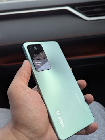 Poco: Poco F4, Б/у, 128 ГБ, цвет - Бежевый, 2 SIM