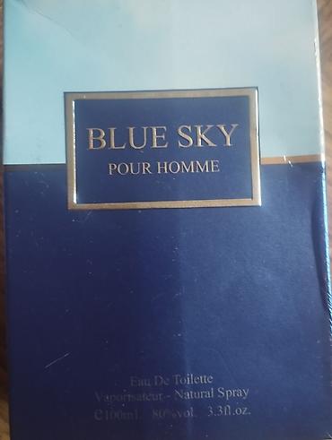 sapaskiler kisi ucun: Blue Sky Pour Homme – Eau de Toilette, 100 ml (Natural Spray) - — 2